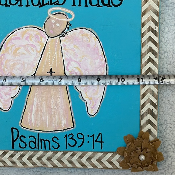 Angel Canvas Artwork Psalms - Picture 3 of 7